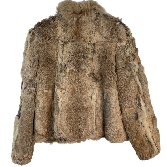 Vintage Split End Ltd. Rabbit Fur Coat Size Large - Picture 2 of 8